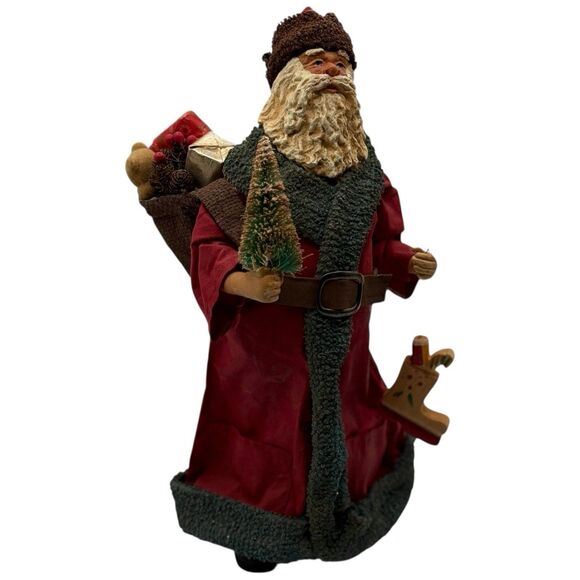 Vtg 1999 Possible Dreams Clothtique Santa 713026 Father Christmas w Box - Picture 14 of 16